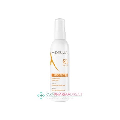A-Derma Protect SPF50+ Spray Très Haute Protection Solaire 200ml