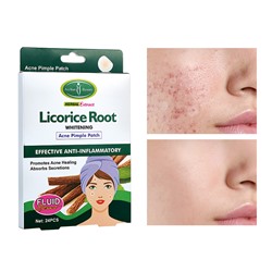 [AICHUN BEAUTY] Патчи для лица против акне ЭКСТРАКТ КОРНЯ СОЛОДКИ Licorice Root Acne, 24 шт