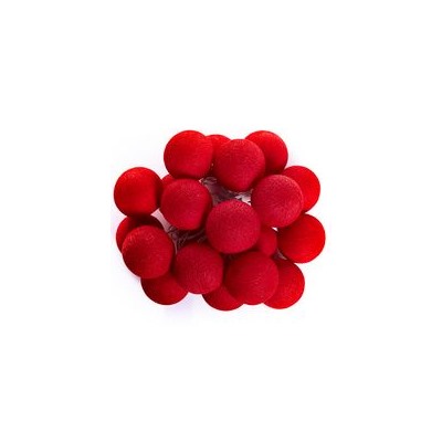 Тайская гирлянда с шариками темно-красного цвета(Очень большие-спец.заказ для нашего сайта) 20 шариков / Lightening balls deep red