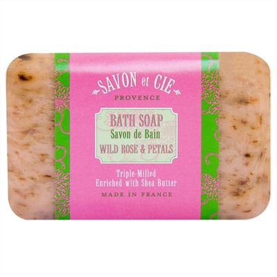 Savon et Cie, Банное мыло, лепестки шиповника, 7 унций (200 г)