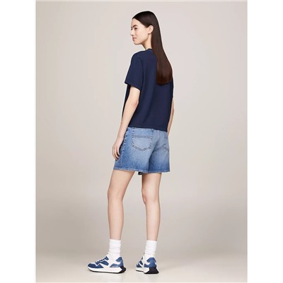 Tommy Jeans Boxy Fit Flag Badge T-Shirt