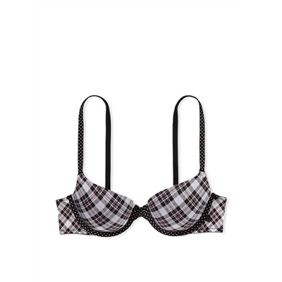 Sexy Tee Lightly-Lined Contrast Strap Demi Bra