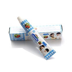 Зубная паста-гель для детей старше 6 месяцев Kodomo со вкусом ягод от Lion 40 гр / Lion Kodomo Gel Toothpaste Kids Sugar Free Special For Children (buble fruit) 40g