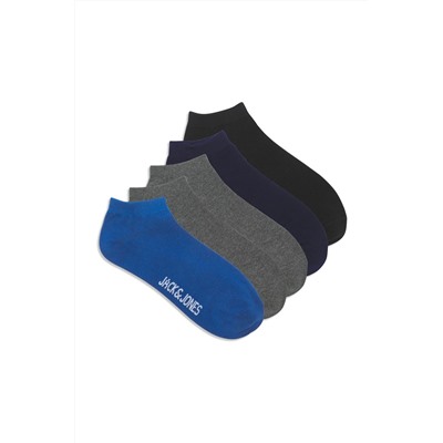 5 pares de calcetines Azul marino, azul claro y negro