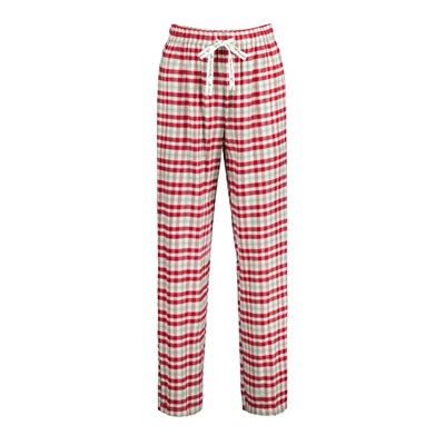 Pantalón pijama cuadros algodón rojo