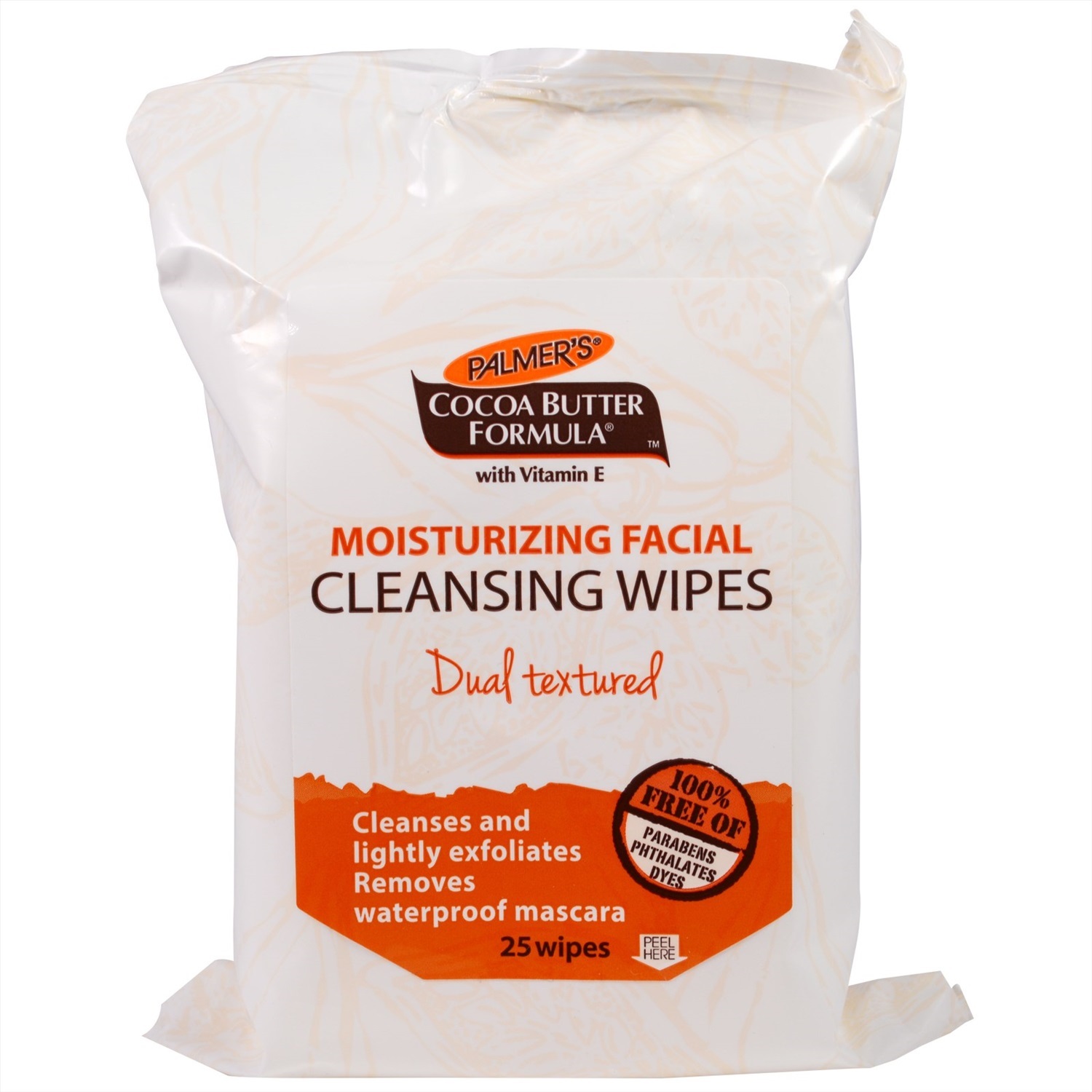 Palmer's отзывы. Clean &gentle facial Cleansing wipes with Peach Oil and Shea Butter 25 Рив.