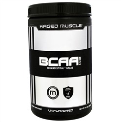 Kaged Muscle, Аминокислоты с разветвленными боковыми цепями (BCAA) в соотношении 2:1:1, без ароматизаторов, 14,1 унции (400 г)