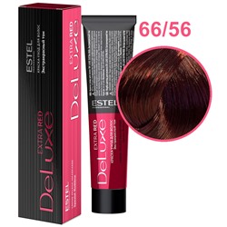 Крем-краска для волос 66/56 Темно русый красно-фиолетовый DeLuxe Extra Red ESTEL 60 мл 20529