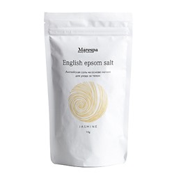 Английская соль для ванн "Эпсом", c эфирным маслом жасмина и ванили