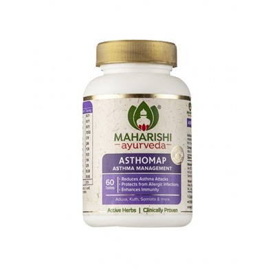 MAHARISHI AYURVEDA Asthomap Астомап для устранения симптомов респираторных заболеваний 60таб