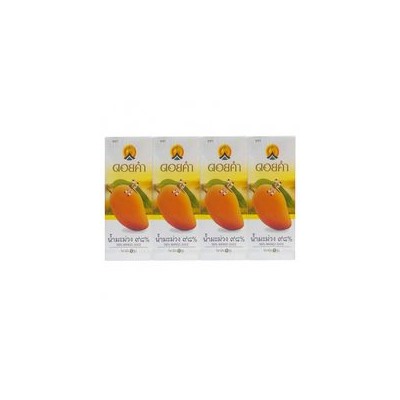 Натуральный 98% сок манго от Doi Kham 4 пачки по 200 мл / Doi Kham 98% Mango Juice 4pcs*200ml