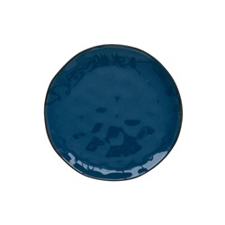 Тарелка закусочная Interiors, синяя, 21 см, 58089
