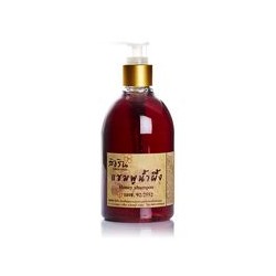 Лечебный шампунь от выпадения и для роста волос с натуральным мёдом, мотыльковым горошком и мангустином 350 mlHoney Club Honey shampoo 350 ml/