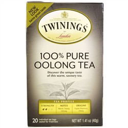 Twinings, Origins, китайский чай Улун, 20 чайных пакетиков, 1,41 унции (40 г)