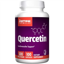 Jarrow Formulas, Кверцетин, 500 мг, 100 овощных капсул