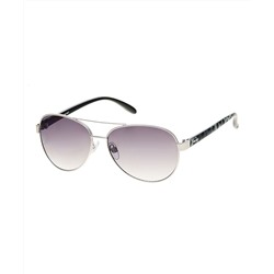 Nine West | Purple & Silvertone Aviator Sunglasses