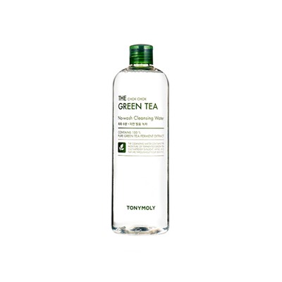 TONYMOLY THE CHOK CHOK GREEN TEA No-wash Cleansing Water Мицеллярная вода для снятия макияжа с экстрактом зеленого чая 500мл