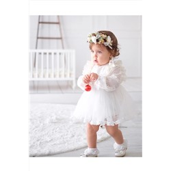 Retro Women Kız Bebek Güpür Tül Gelinlik Özel Gün Doğum Günü Kına Prenses Elbise esp123362113