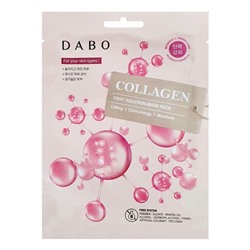 DABO Тканевая маска для лица с коллагеном / First Solution Mask Pack Collagen, 23 г