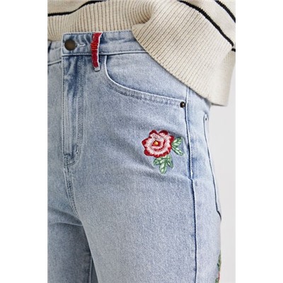 Vaquero Straight cropped floral