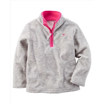 Half-Zip Fleece Pullover