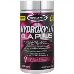 Muscletech, Hydroxycut CLA Plus, 60 Softgels