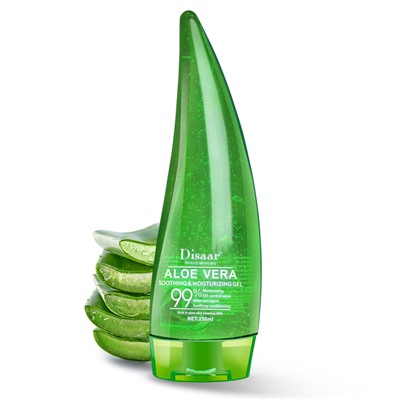 [DISAAR] Гель для тела увлажняющий ЭКСТРАКТ АЛОЭ ВЕРА успокаивающий Soothing&Moisturizing Aloe Vera Gel, 250 мл