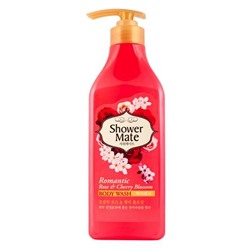 [SHOWER MATE] Гель для душа РОЗА и ВИШНЕВЫЙ ЦВЕТ Romantic Rose & Cherry Blossom, 550 мл