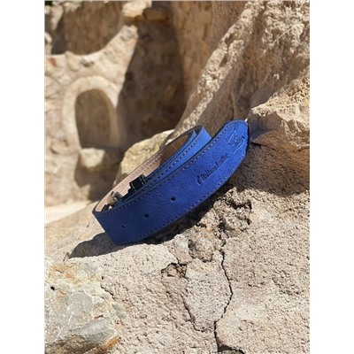 Ab.Zapatos Pelle cinturon (140) Azulon