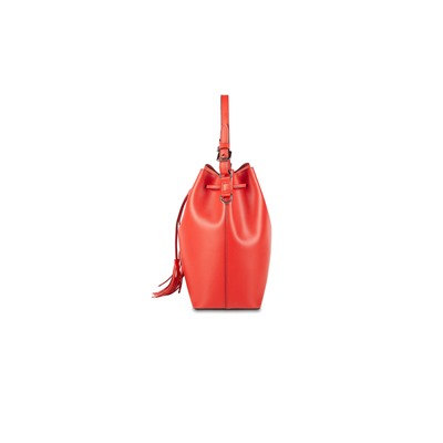 Bolso saco de piel Jila Rojo