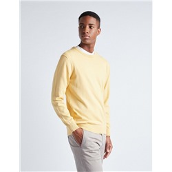 Knitted Jumper, Men, Light Yellow