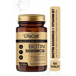 Lifecell Biotin 5000 Mcg LİFE 06