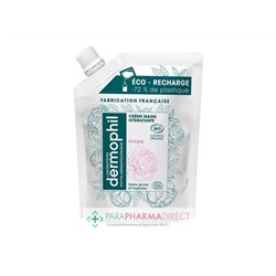 Dermophil Crème Mains Hydratante Pivoine BIO Eco-Recharge 200ml