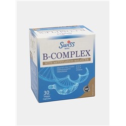 Комплекс витаминов группы B Swiss Bork B-Complex 30 капсул
