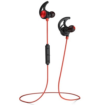 Phaiser BHS-750 Bluetooth Headphones Runner Headset Sport Earphones with Mic and Lifetime Sweatproof Guarantee - Wireless Earbuds for Running, Blackout