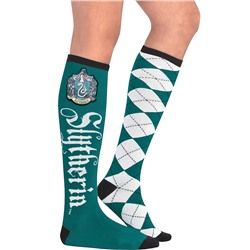 Adult Mismatched Slytherin Knee-High Socks - Harry Potter