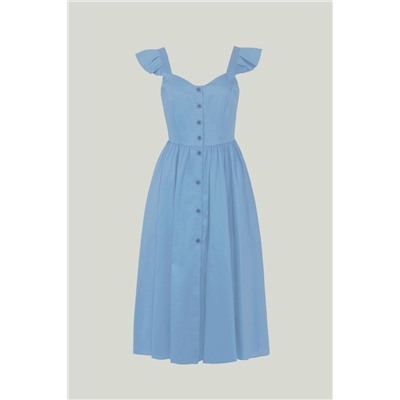 Elema 5К-10998-1-164 голубой, Платье