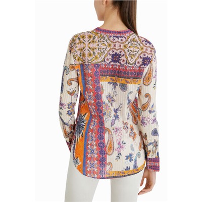 Camisa boho paisley