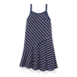 GIRLS 2-6X Striped Cotton Jersey Dress