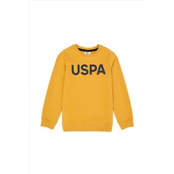 Erkek Çocuk Hardal Basic Sweatshirt