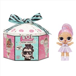 LOL Surprise Present Surprise Series 2 Glitter Shimmer Star Sign Themed Doll with 8 Surprises, Accessories, Dolls