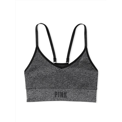 PINK Seamless Racerback Sports Bra