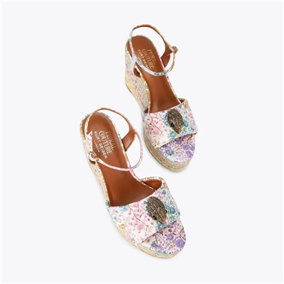 FLORAL COUTURE WEDGE HEEL KURT GEIGER LONDON