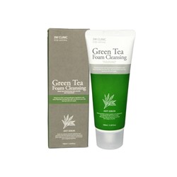 [3W CLINIC] Пенка для умывания ЗЕЛЕНЫЙ ЧАЙ очищающая Green Tea Foam Cleansing, 100 мл