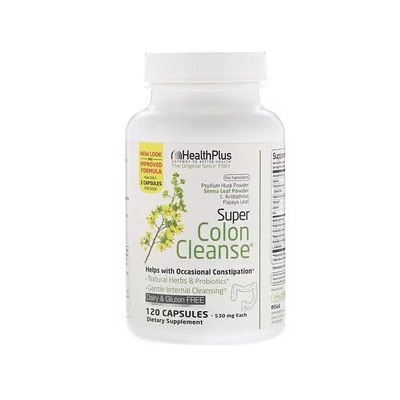 Health Plus, Super Colon Cleanse, 530 mg, 120 Capsules