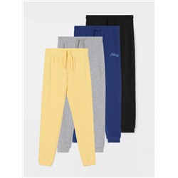 PACK OF 4 CONTRAST TRACKSUIT BOTTOMS