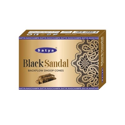 SATYA Premium Black Sandal Конусы 10шт