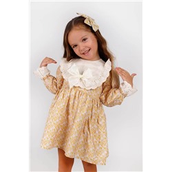 Le Mabelle Hardal Fisto Detaylı Çiçekli Kız Çocuk Elbise - Trinetta LM759
