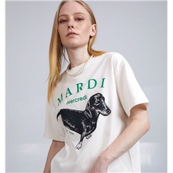 Женская хлопковая футболка Mardi Mercred*i
