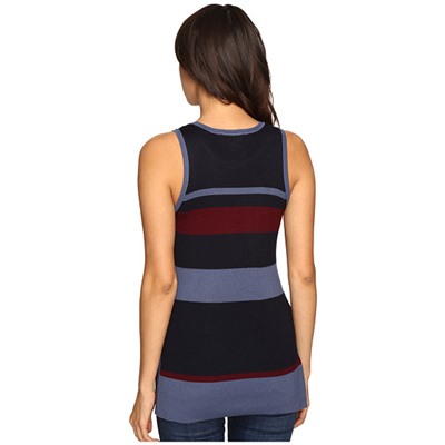 Sleeveless Hi-Lo Rib Sweater Top